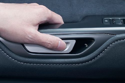 door handle interior of Lexus RZ