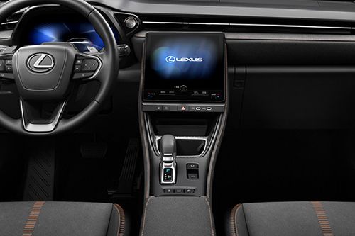 Front AC Controls of Lexus LBX