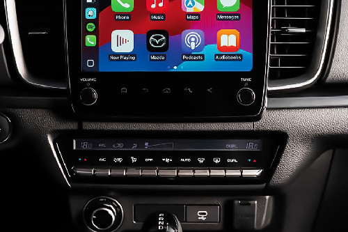 Front AC Controls of Mazda BT-50