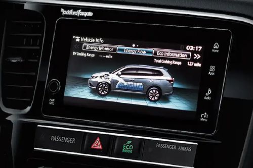 Outlander PHEV touch screen