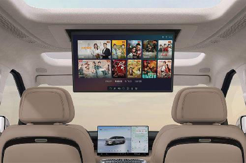 Rear Seat Entertainment of Xpeng X9