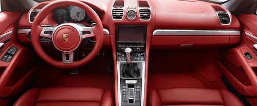 Dashboard View of Boxster GTS