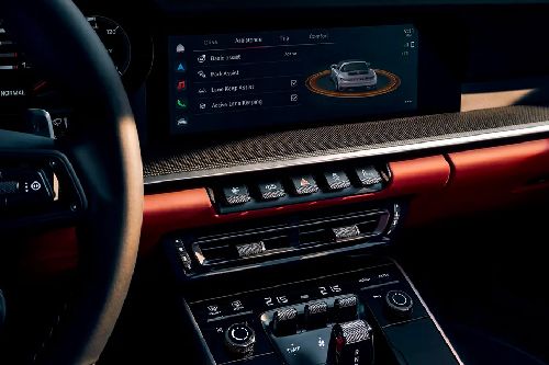 Front AC Controls of Porsche 911