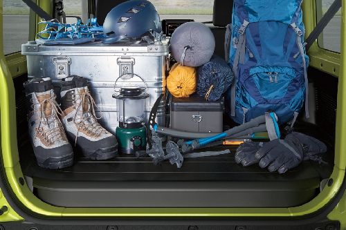 Storage Closer View of Suzuki Jimny