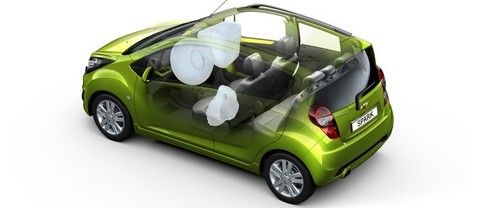 Chevrolet Spark (2011-2016) AirBags View
