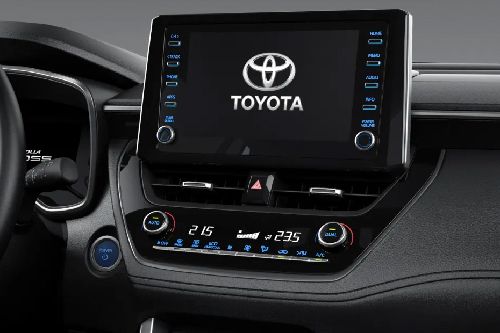 Front AC Controls of Toyota Corolla Cross