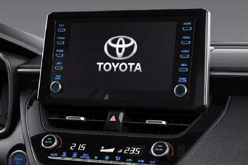 Corolla Cross touch screen