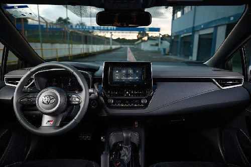Dashboard View of GR Corolla