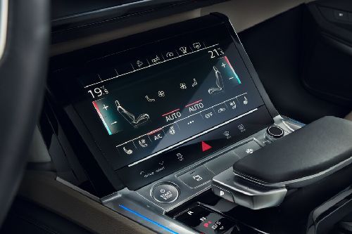 Front AC Controls of Audi E-Tron