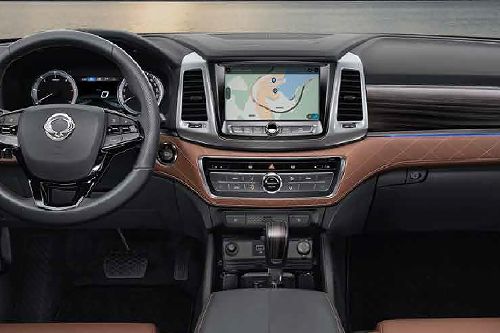 Front AC Controls of Ssangyong Rexton
