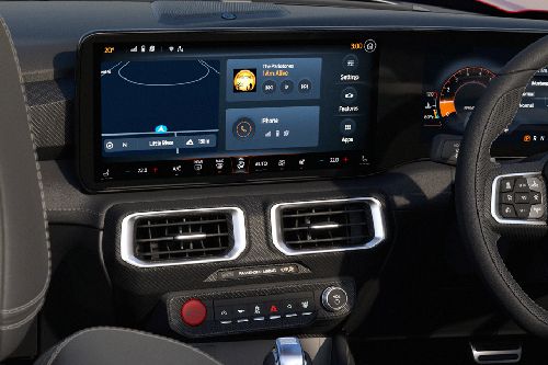 Front AC Controls of Ford Mustang