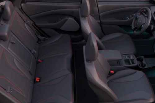 Ford Mustang Mach-E Front And Rear Seats Together