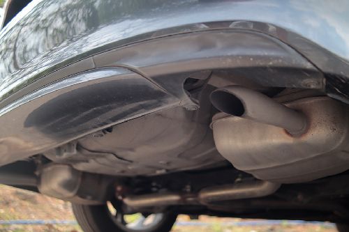 Honda Civic exhaust pipe