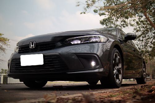 Honda Civic front angle high view