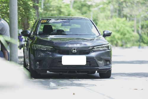Honda Civic front deep low angle view