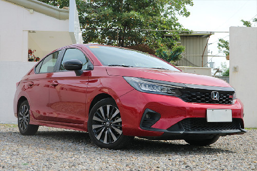 Honda City front angle high view