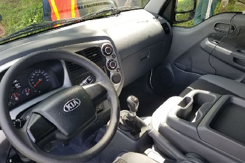 Kia K2500 dashboard view