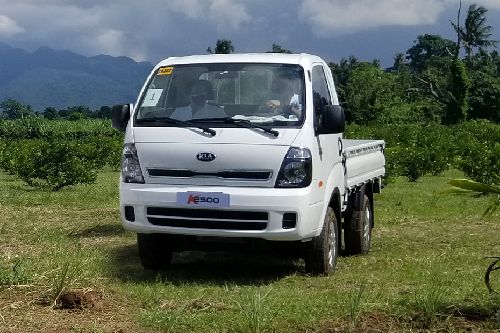Front Angle Low View Kia K2500 front angle low view