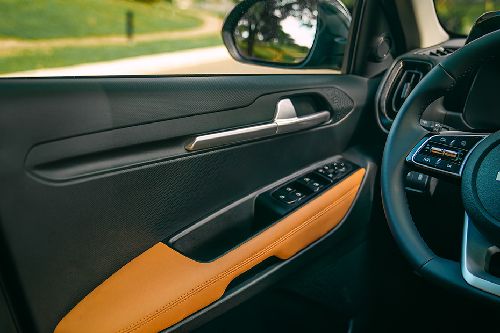 Kia Sonet drivers side in side door controls