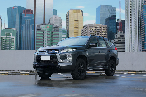 Front Angle Low View Mitsubishi Montero Sport front angle low view