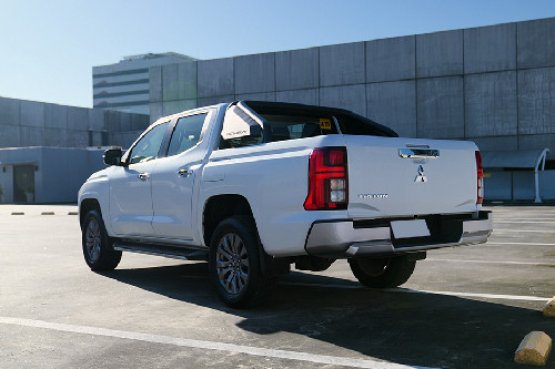 Mitsubishi Triton rear angle view
