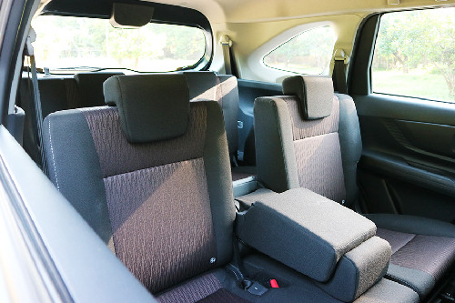 Toyota Avanza rear seats