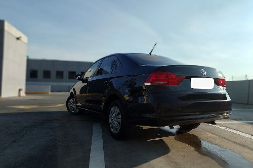 Volkswagen Santana rear low angle view