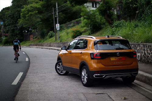 Rear Cross Side View Volkswagen T-Cross rear cross side view