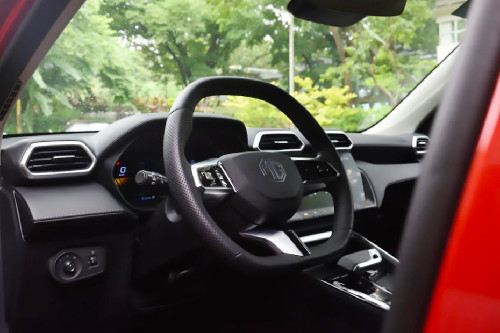 MG ZS steering wheel