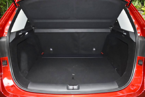 MG ZS storage closer view